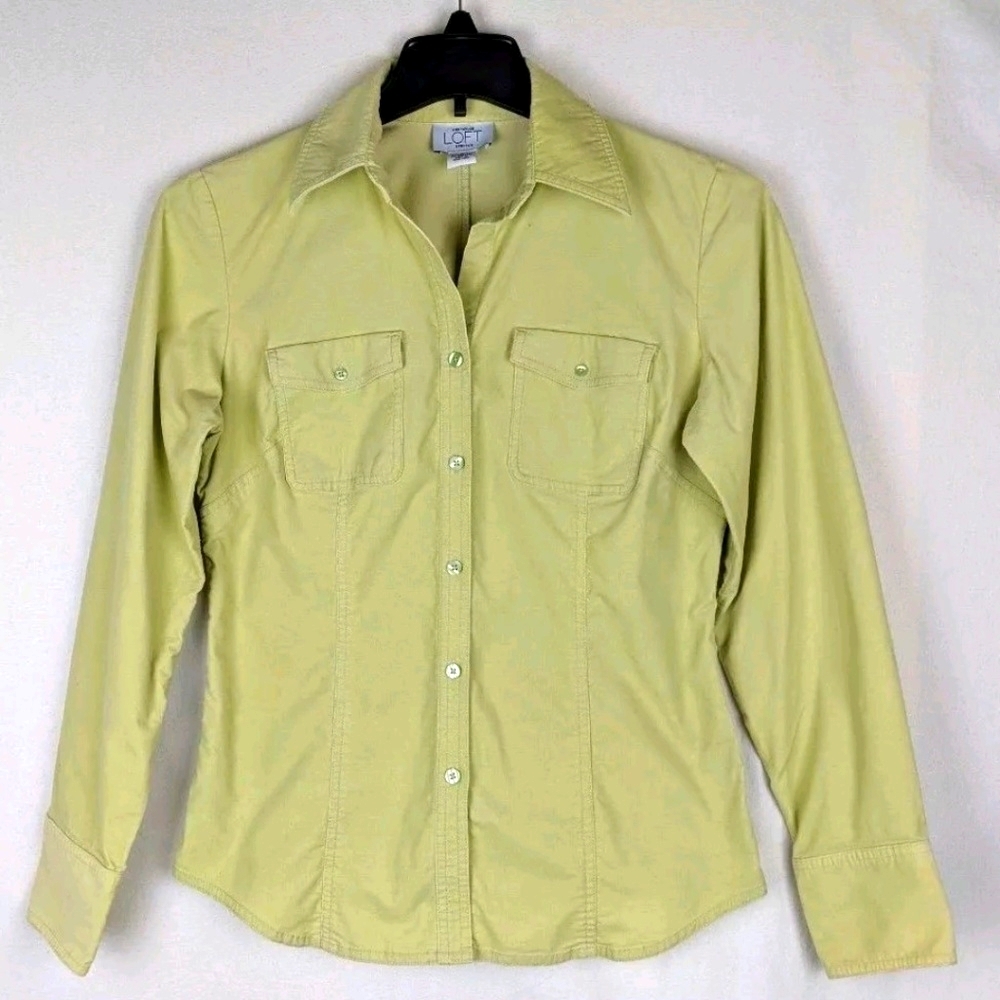 Ann Taylor LOFT Women's Button Down Shirt Size 8
